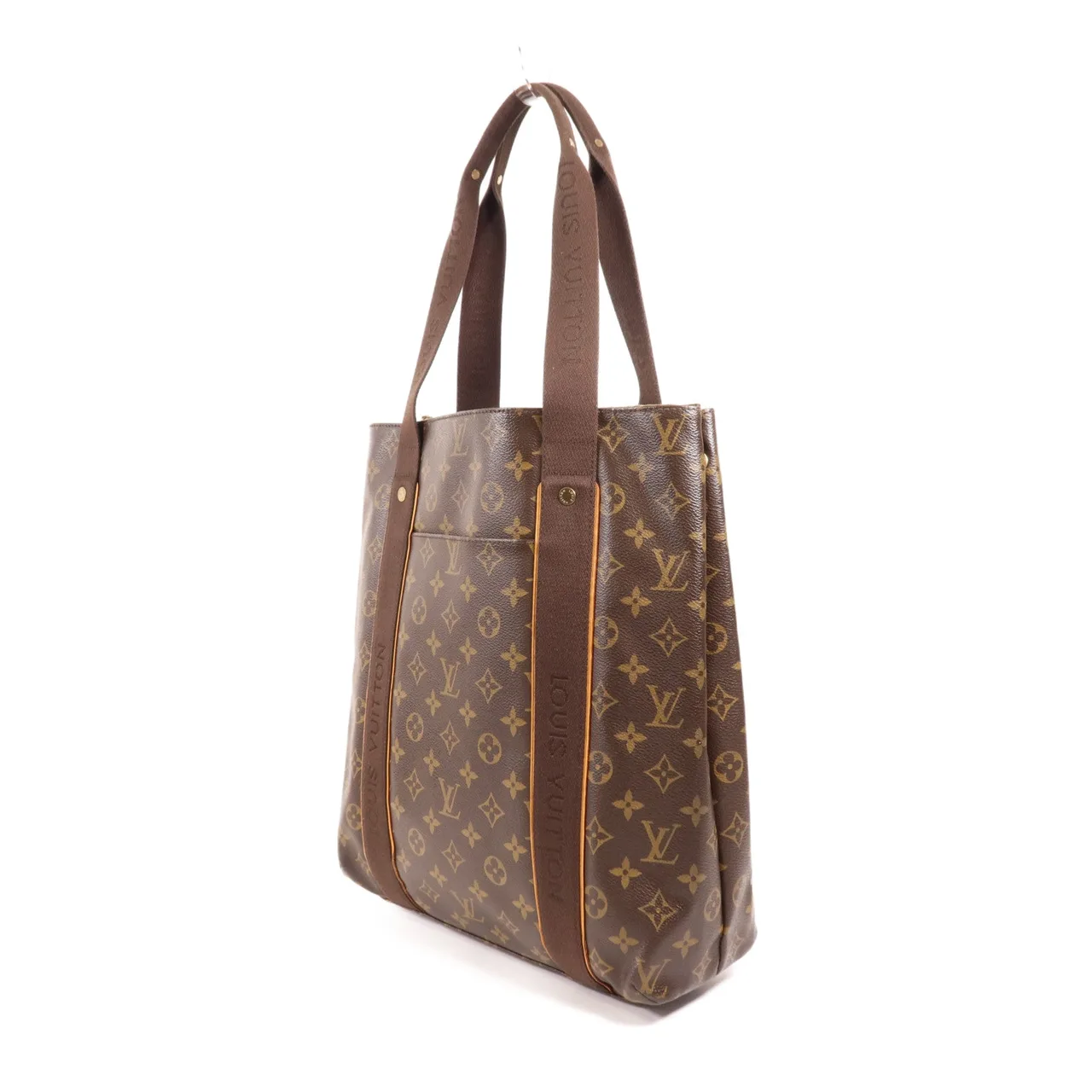LOUIS VUITTON Cabas Beaubourg M53013 托特包 塗層帆布 棕色 塗層帆布 中古品A - 縮圖 3