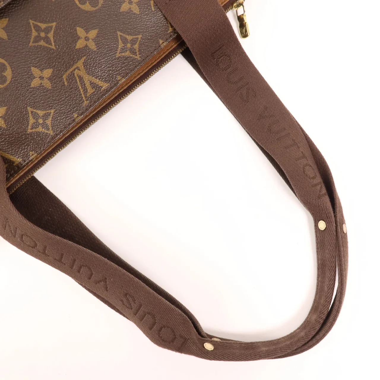 LOUIS VUITTON Cabas Beaubourg M53013 托特包 塗層帆布 棕色 塗層帆布 中古品A - 縮圖 5