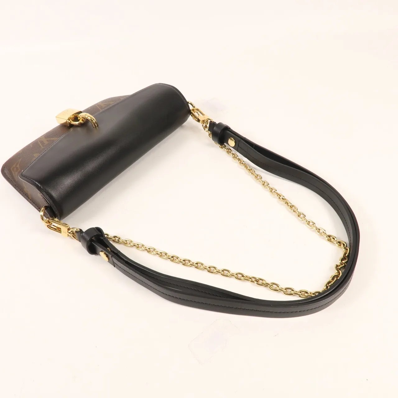 LOUIS VUITTON M80559 兩用包 塗層帆布 棕色 / 黑色 / Black/Brown 塗層帆布 中古品B - 縮圖 5