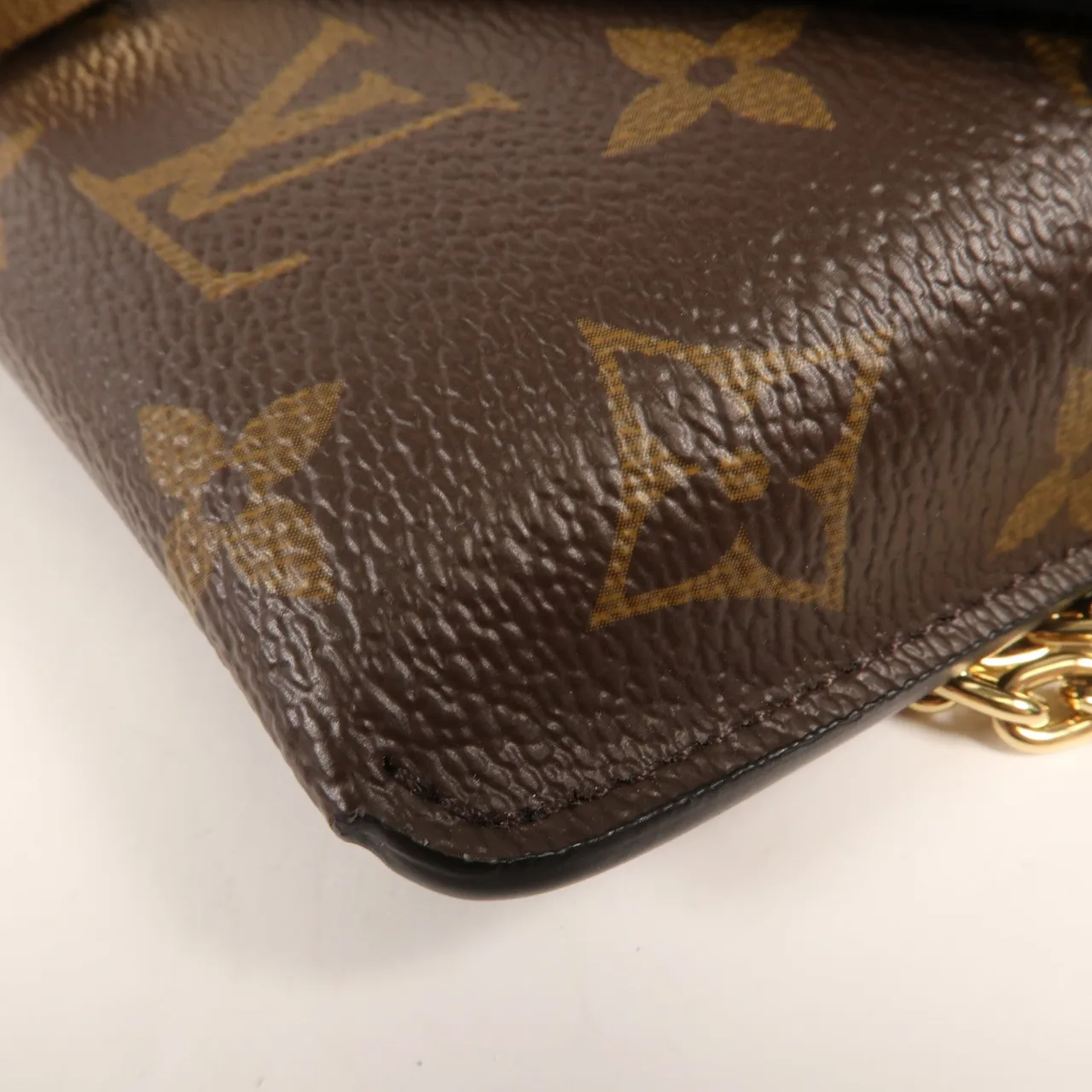 LOUIS VUITTON M80559 兩用包 塗層帆布 棕色 / 黑色 / Black/Brown 塗層帆布 中古品B - 縮圖 7
