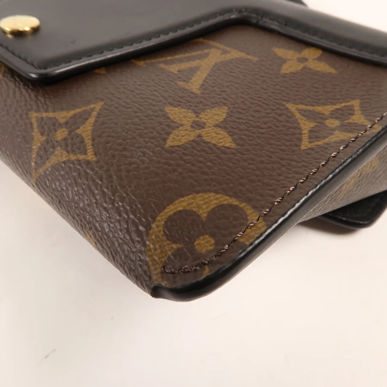 LOUIS VUITTON M80559 兩用包 塗層帆布 棕色 / 黑色 / Black/Brown 塗層帆布 中古品B - 縮圖 9
