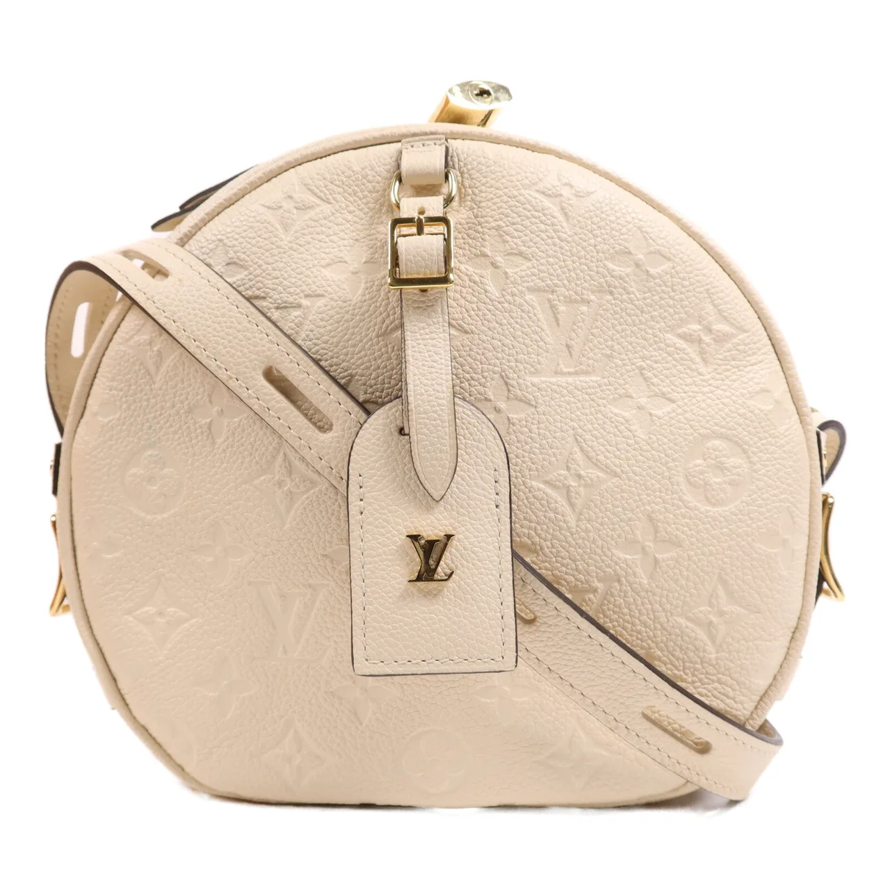 LOUIS VUITTON M45276 肩背包 牛皮 米色 / White