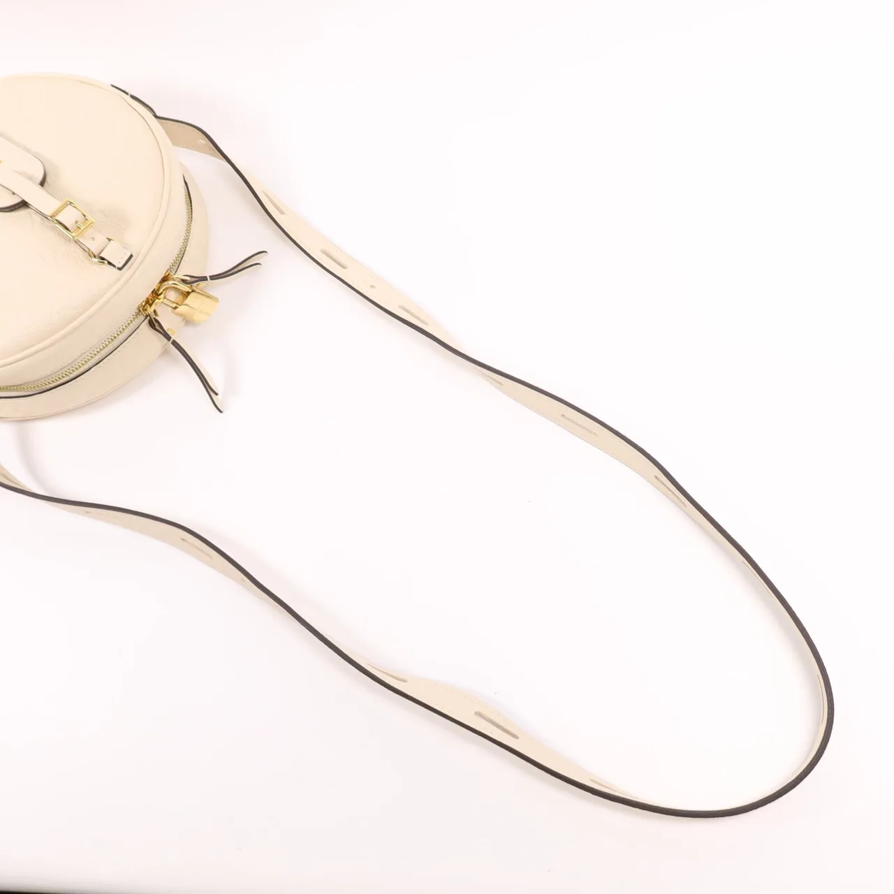 LOUIS VUITTON M45276 肩背包 牛皮 米色 / White 牛皮 中古品A - 縮圖 8