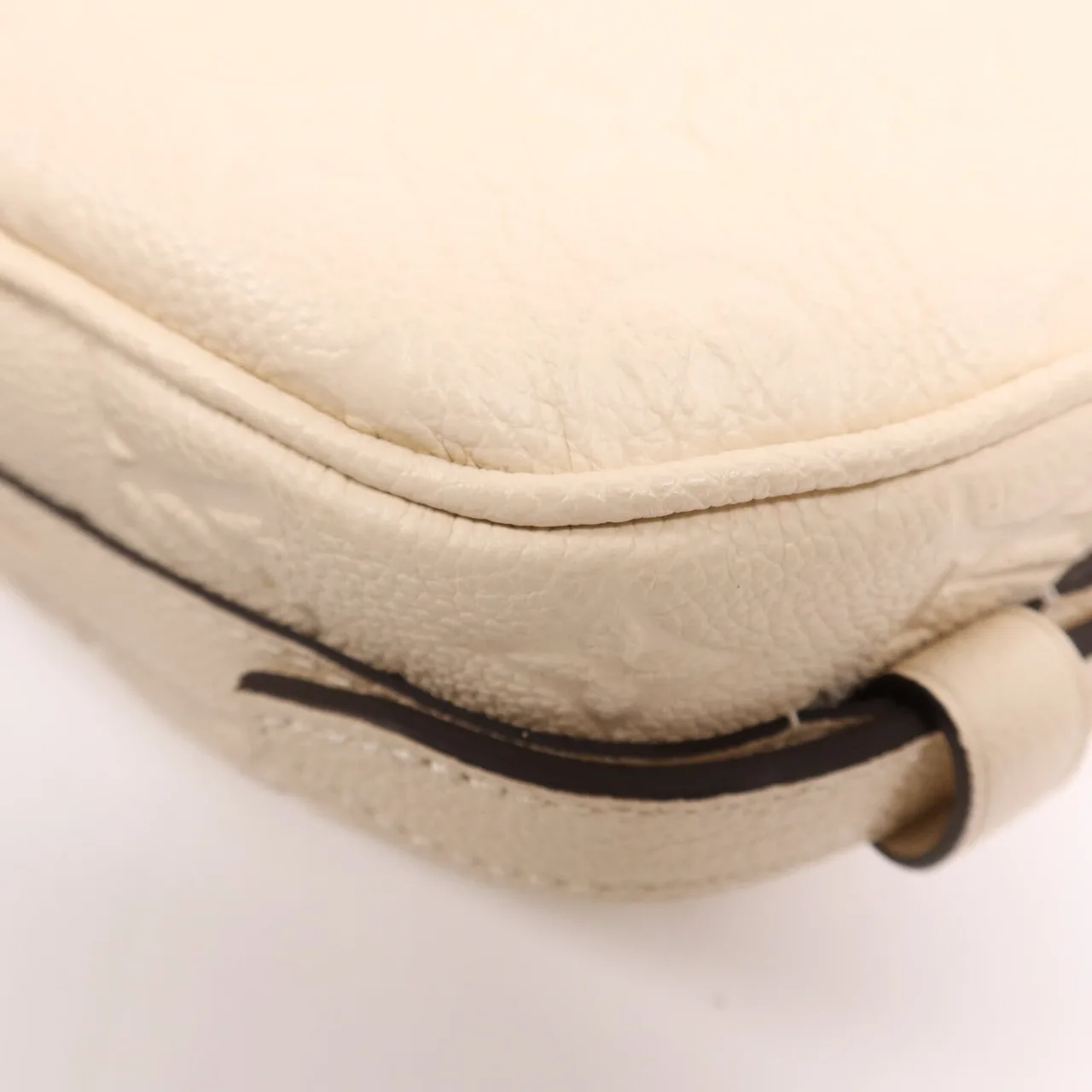 LOUIS VUITTON M45276 肩背包 牛皮 米色 / White 牛皮 中古品A - 縮圖 10