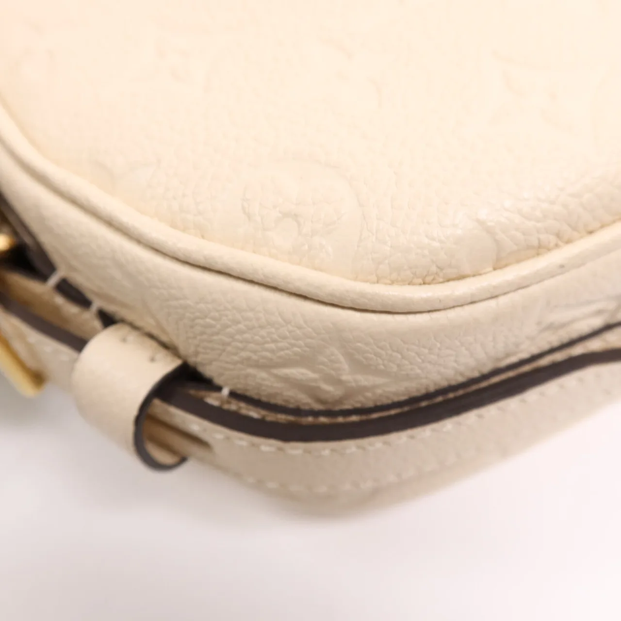 LOUIS VUITTON M45276 肩背包 牛皮 米色 / White 牛皮 中古品A - 縮圖 11