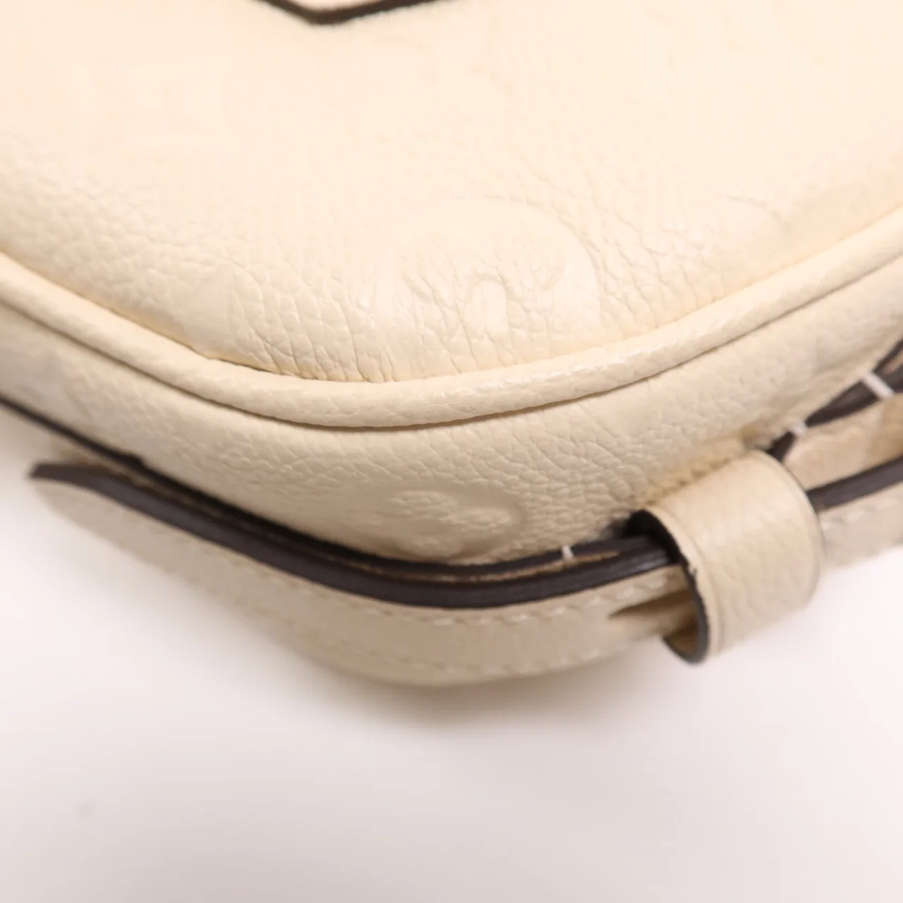 LOUIS VUITTON M45276 肩背包 牛皮 米色 / White 牛皮 中古品A - 縮圖 12