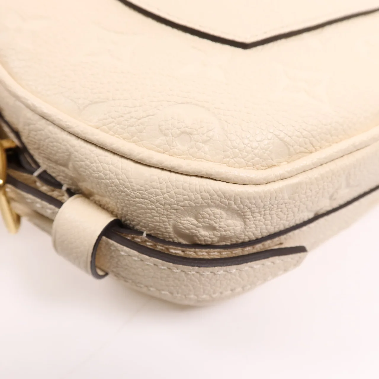 LOUIS VUITTON M45276 肩背包 牛皮 米色 / White 牛皮 中古品A - 縮圖 13