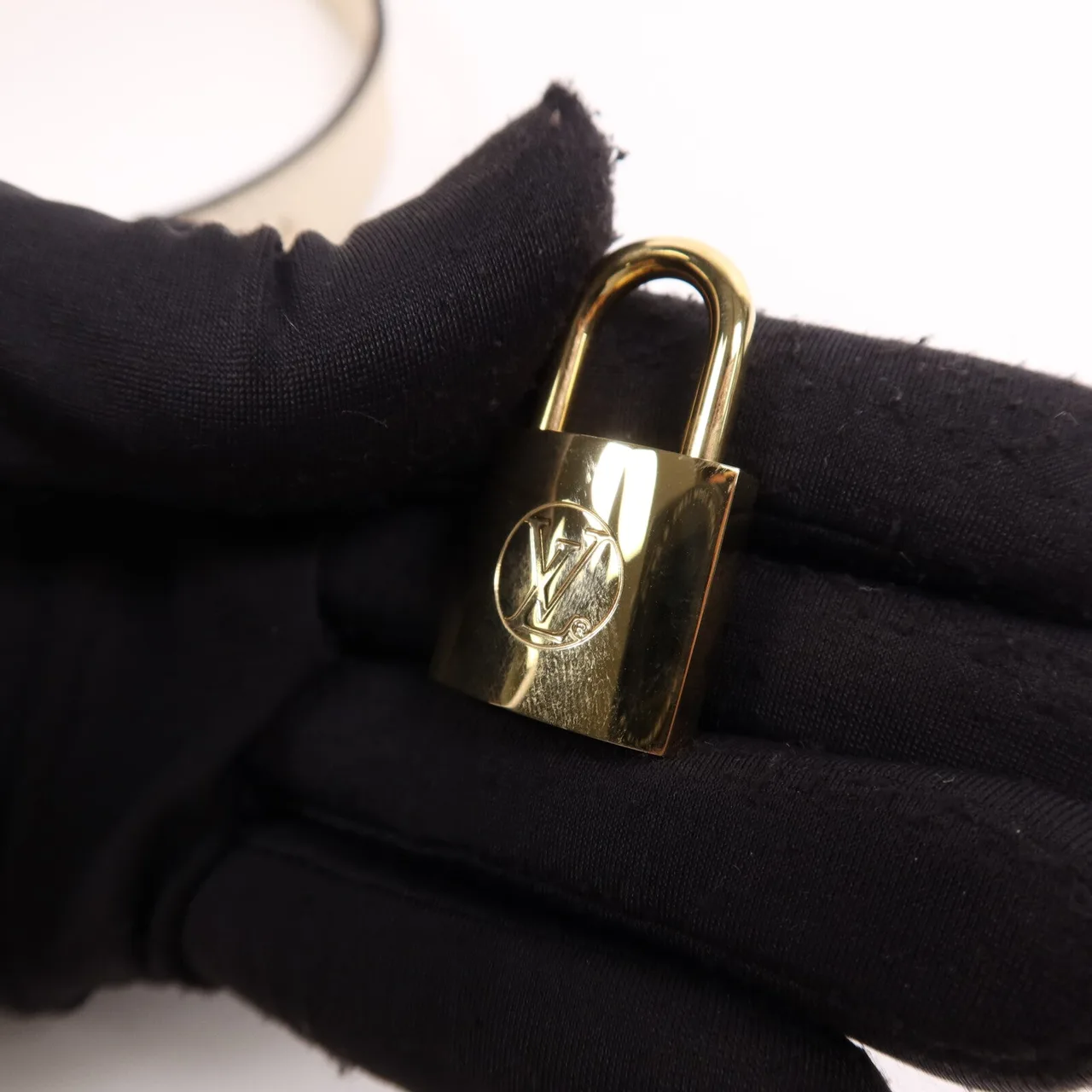 LOUIS VUITTON M45276 肩背包 牛皮 米色 / White 牛皮 中古品A - 縮圖 14