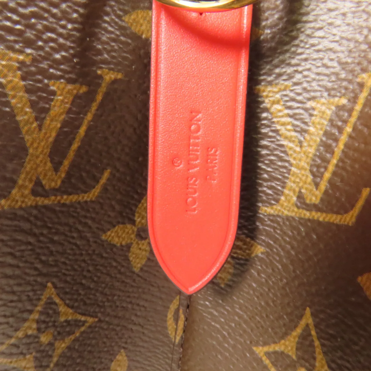 LOUIS VUITTON NeoNoe M44021 肩背包 塗層帆布 紅色 / Red 塗層帆布 中古品A - 縮圖 8