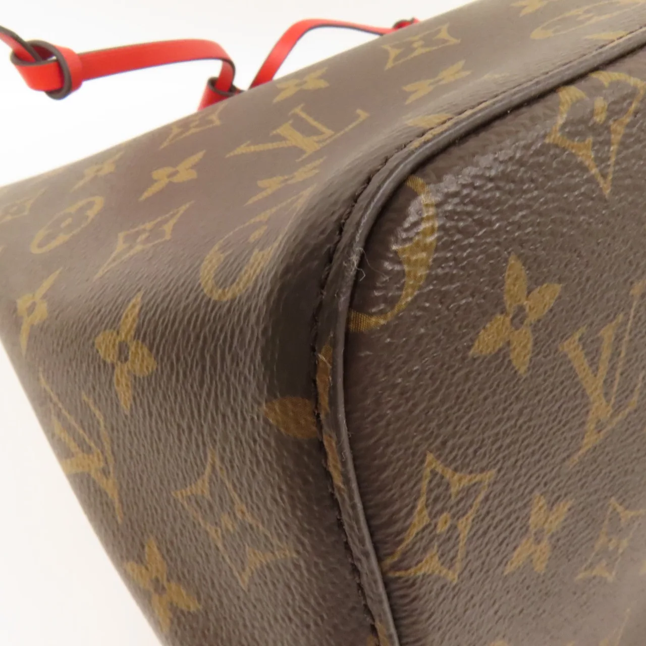 LOUIS VUITTON NeoNoe M44021 肩背包 塗層帆布 紅色 / Red 塗層帆布 中古品A - 縮圖 15
