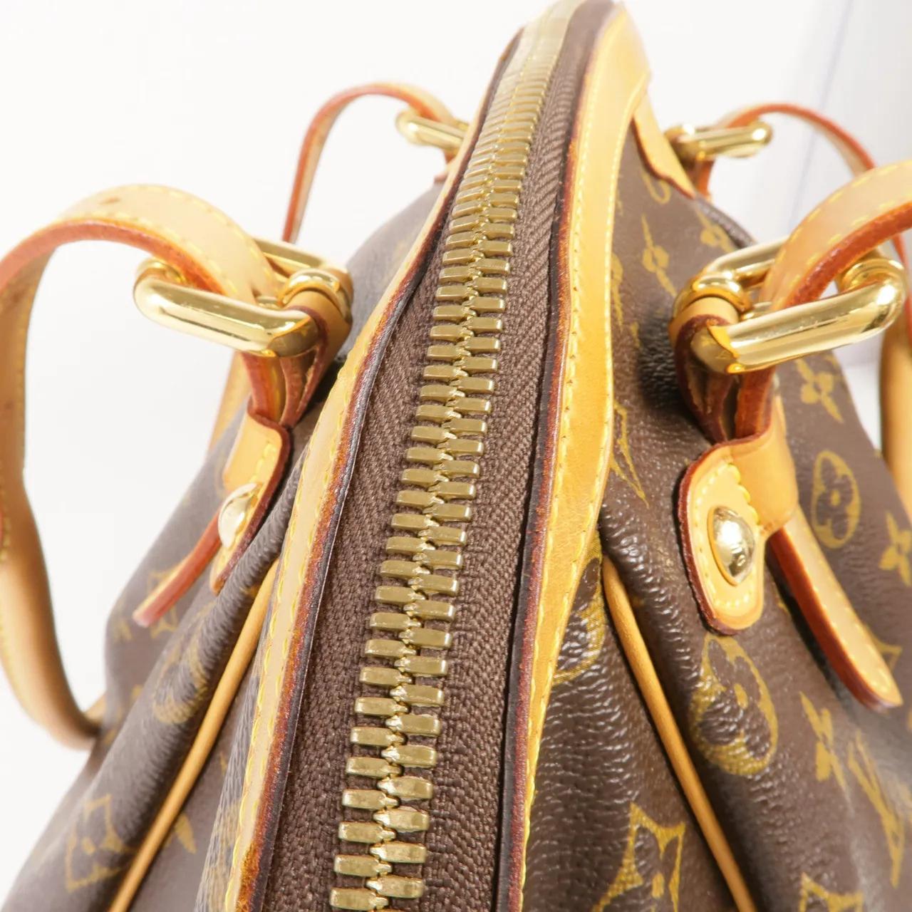 LOUIS VUITTON Tivoli M40144 肩背包 塗層帆布 棕色 塗層帆布 中古品B - 縮圖 9