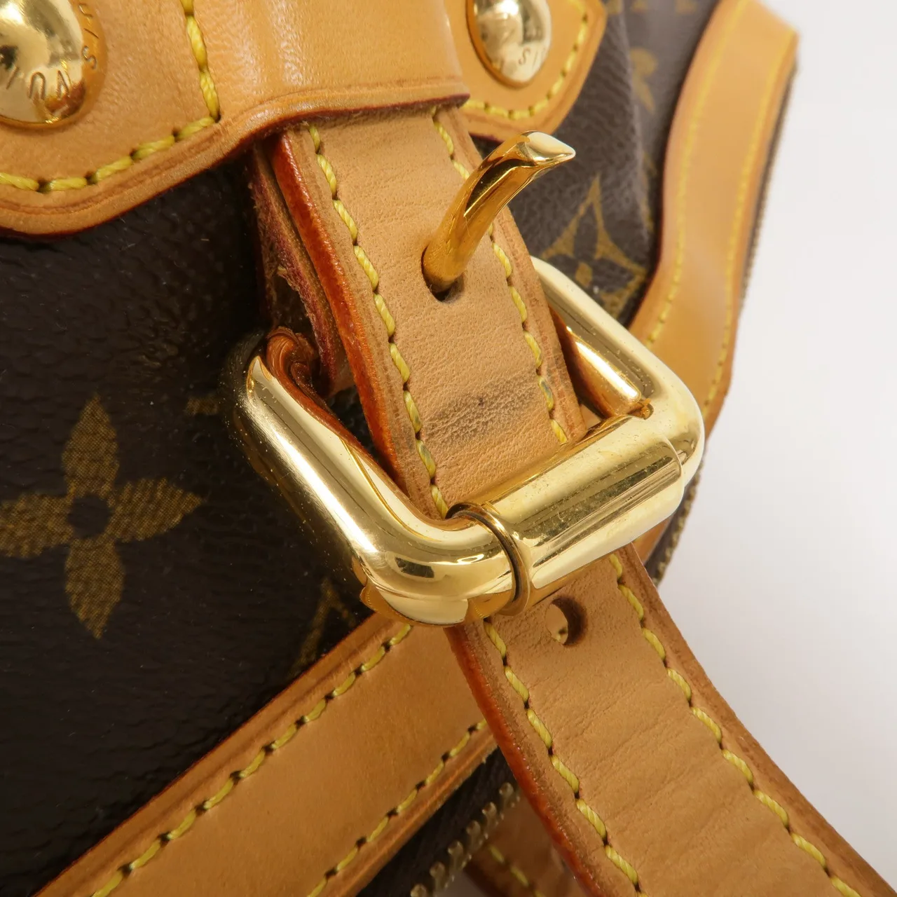 LOUIS VUITTON Tivoli M40144 肩背包 塗層帆布 棕色 塗層帆布 中古品B - 縮圖 12