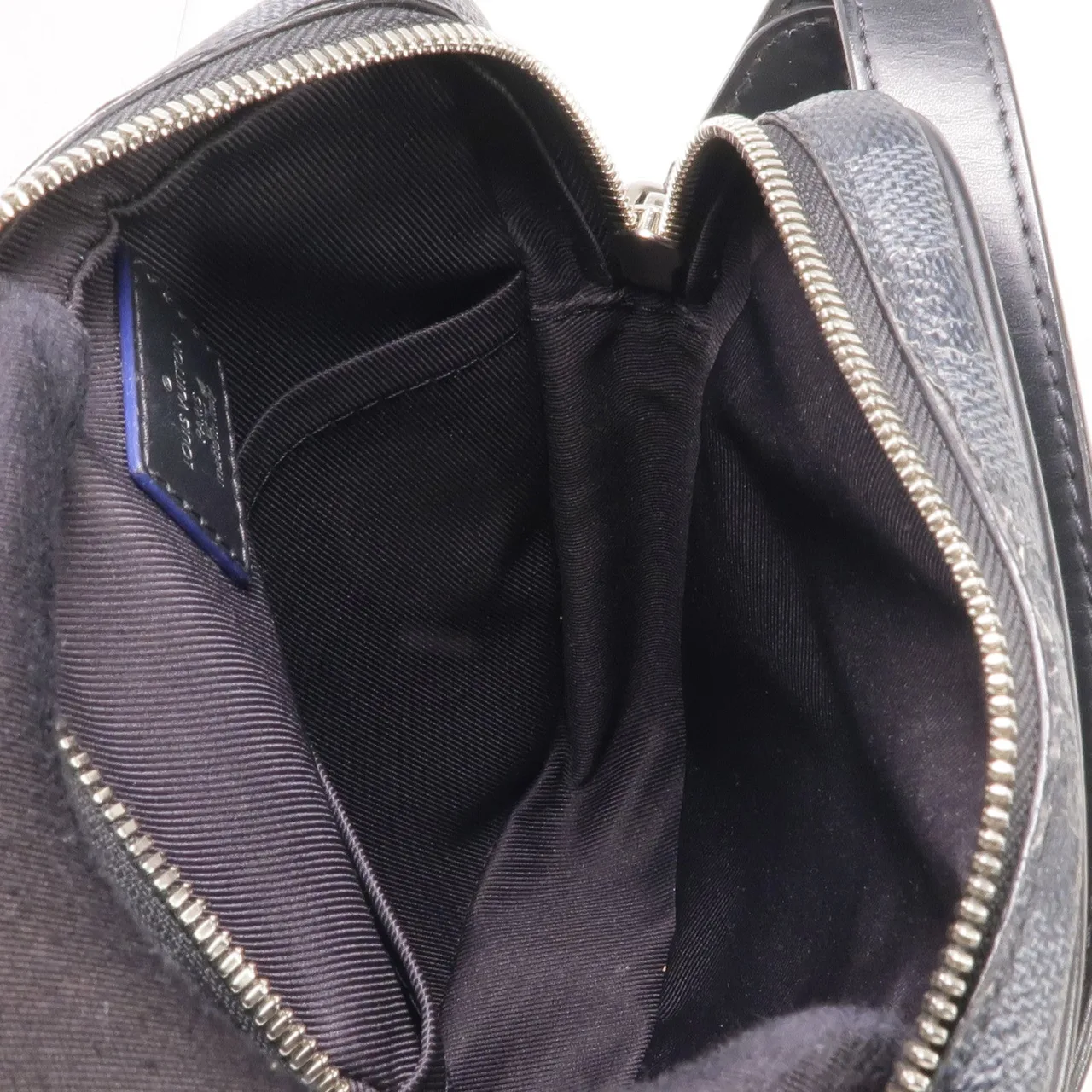 LOUIS VUITTON Danube Slim N40239 肩背包 塗層帆布 黑色 / 灰色 塗層帆布 中古品A - 縮圖 13