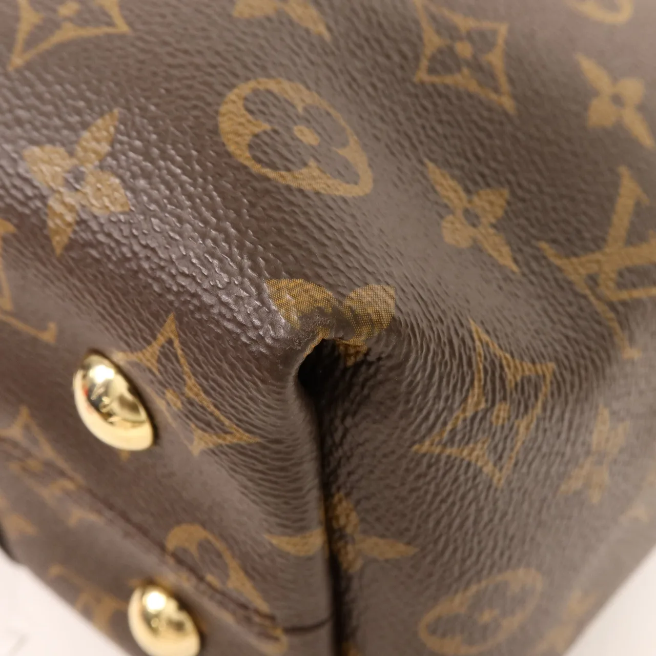 LOUIS VUITTON M41544 2-Way Bag Coated Canvas 棕色 Coated Canvas Rank B - Thumbnail 6