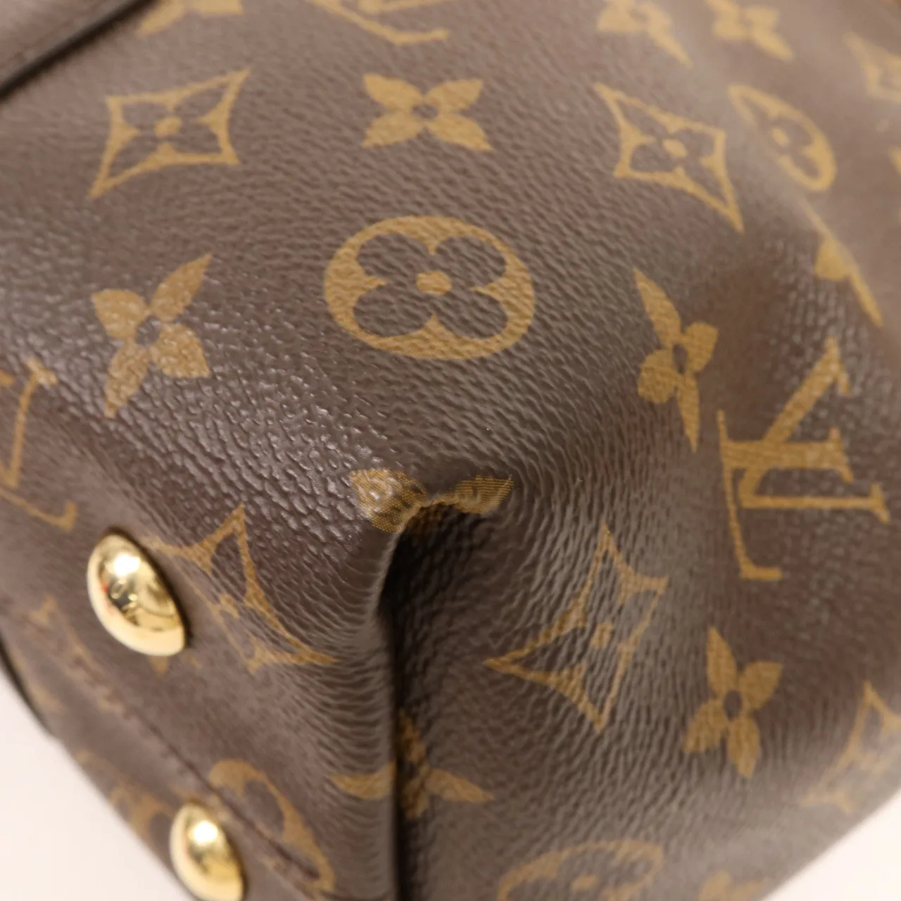 LOUIS VUITTON M41544 2-Way Bag Coated Canvas 棕色 Coated Canvas Rank B - Thumbnail 8