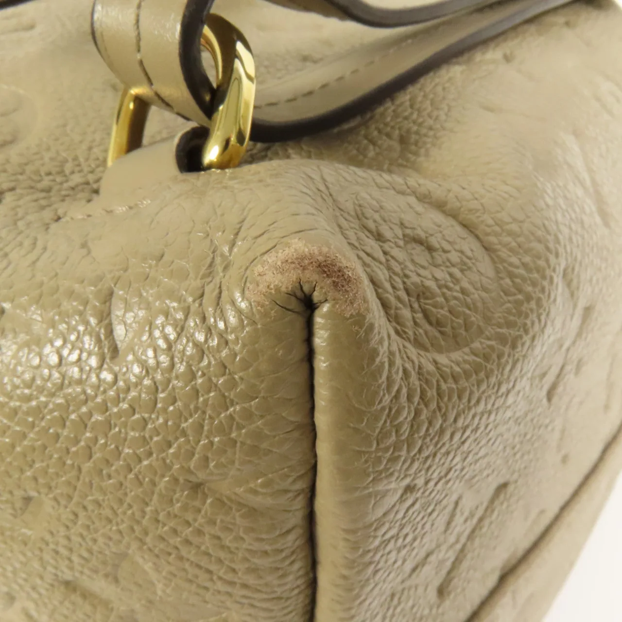 LOUIS VUITTON Montsouris M45410 Backpack Calfskin 米色 Calfskin Rank A - Thumbnail 11