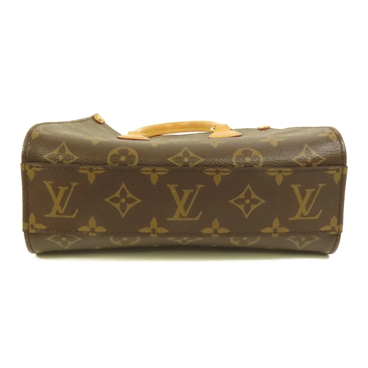 LOUIS VUITTON Sac Plat M45847 2-Way Bag Coated Canvas 棕色 / Brown Coated Canvas Rank B - Thumbnail 4