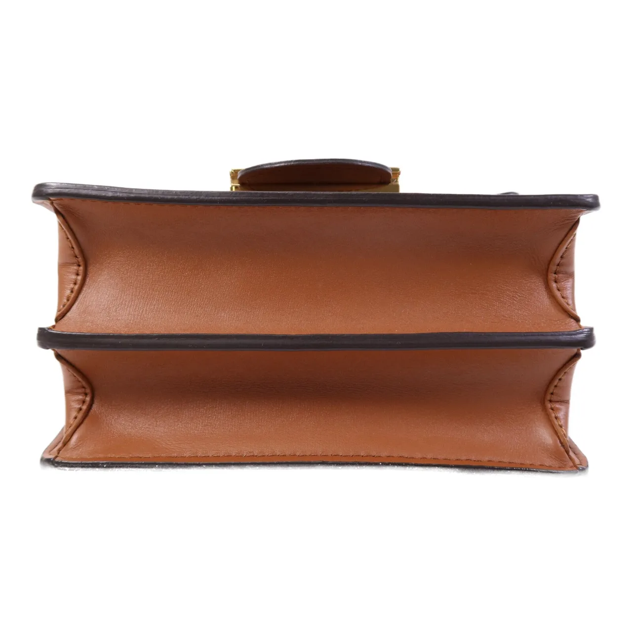 LOUIS VUITTON Mini Dauphine M45959 Shoulder Bag Coated Canvas 棕色 Coated Canvas Rank B - Thumbnail 4