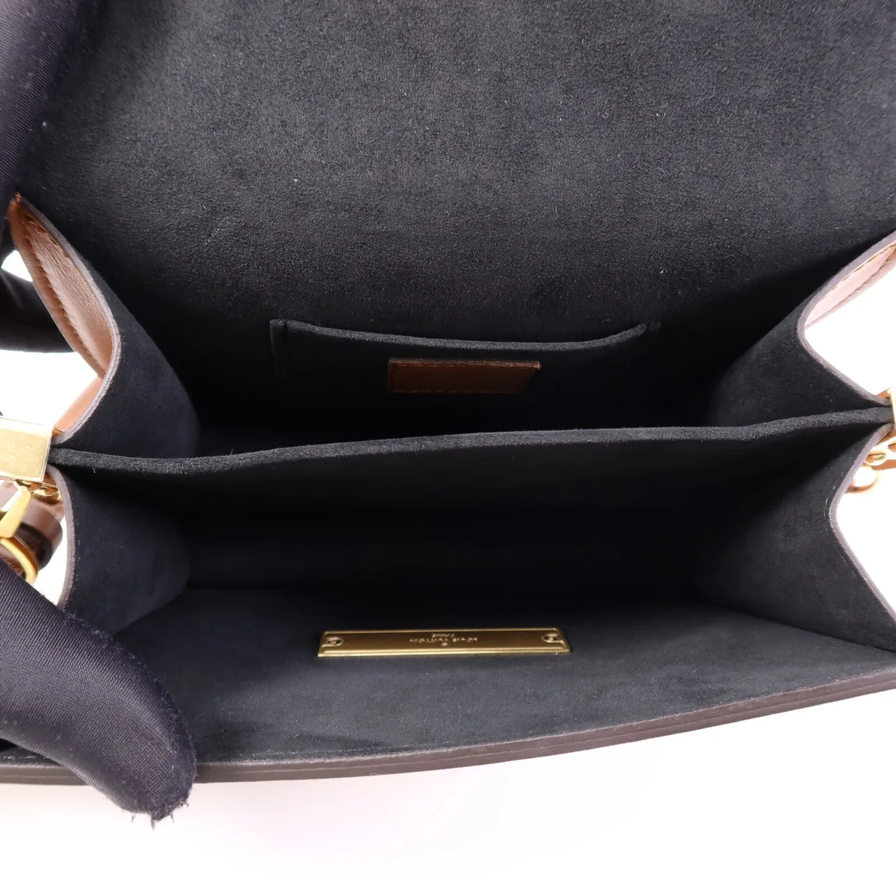 LOUIS VUITTON Mini Dauphine M45959 Shoulder Bag Coated Canvas 棕色 Coated Canvas Rank B - Thumbnail 5