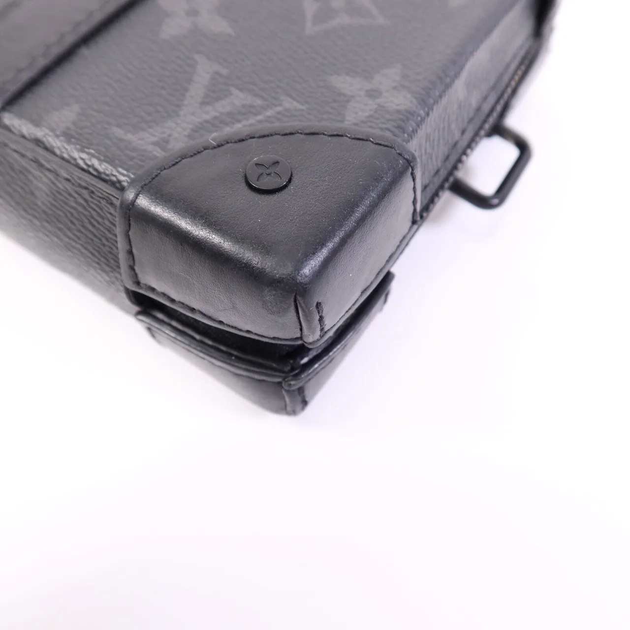 LOUIS VUITTON Soft Trunk M69838 Shoulder Bag Coated Canvas 黑色 / Black Coated Canvas Rank B - Thumbnail 5