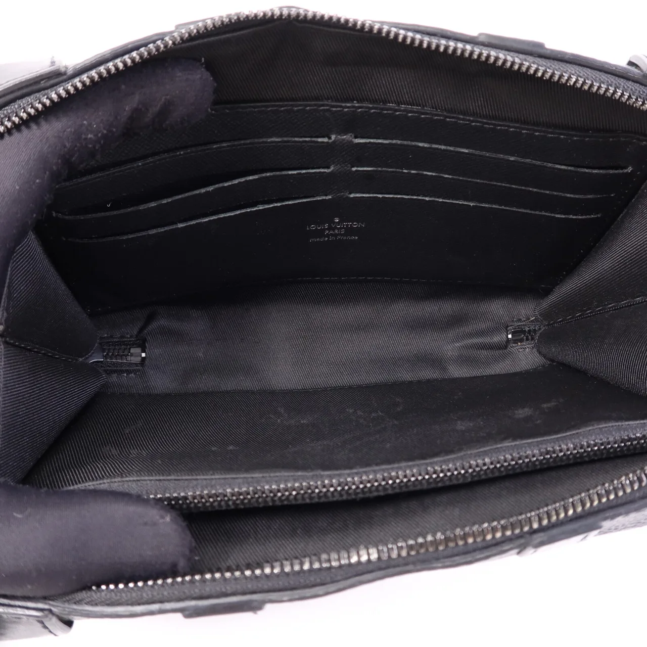 LOUIS VUITTON Soft Trunk M69838 Shoulder Bag Coated Canvas 黑色 / Black Coated Canvas Rank B - Thumbnail 11