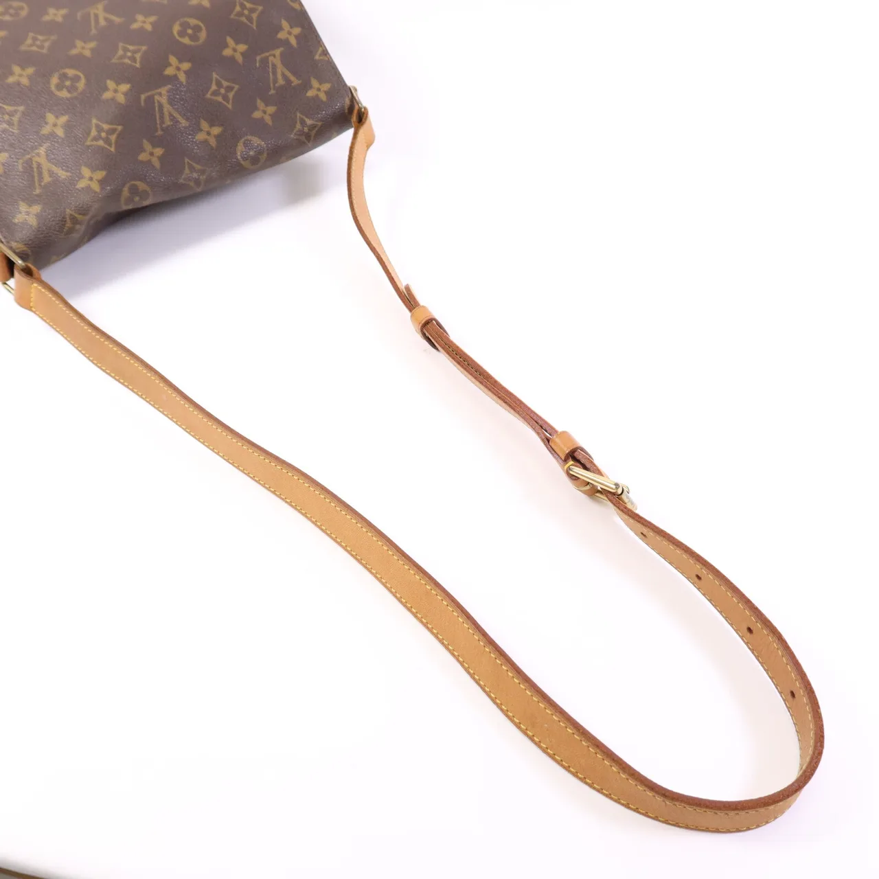 LOUIS VUITTON Musette M51256 Shoulder Bag Coated Canvas 棕色 Coated Canvas Rank B - Thumbnail 9