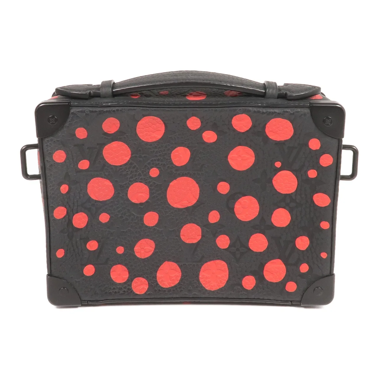 LOUIS VUITTON Soft Trunk M21677 2-Way Bag Calfskin 黑色 / 紅色 / Black/Red Calfskin Rank A - Thumbnail 3