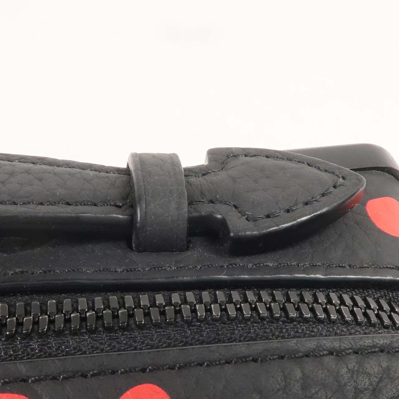 LOUIS VUITTON Soft Trunk M21677 2-Way Bag Calfskin 黑色 / 紅色 / Black/Red Calfskin Rank A - Thumbnail 13