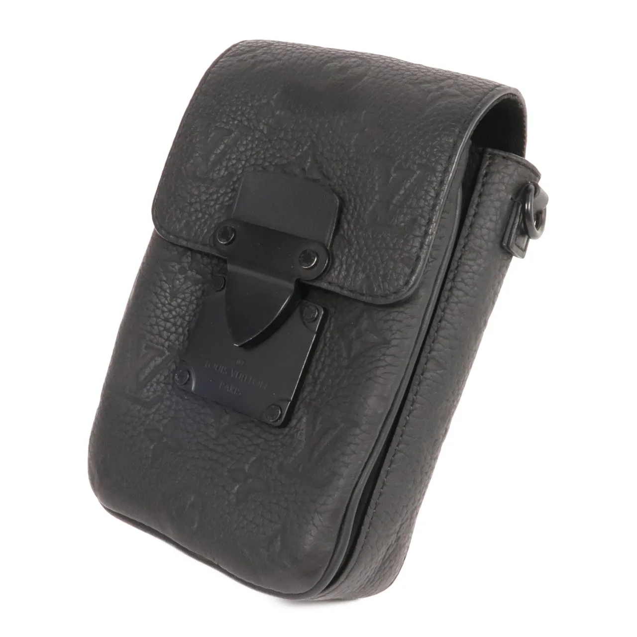 LOUIS VUITTON S-Lock M81524 肩背包 牛皮 黑色 / Black 牛皮 中古品A - 縮圖 2