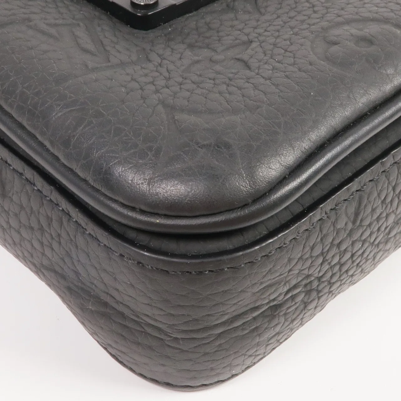 LOUIS VUITTON S-Lock M81524 肩背包 牛皮 黑色 / Black 牛皮 中古品A - 縮圖 11