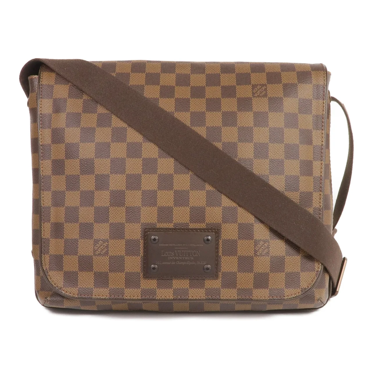 LOUIS VUITTON Brooklyn N51211 肩背包 塗層帆布 棕色 / Brown