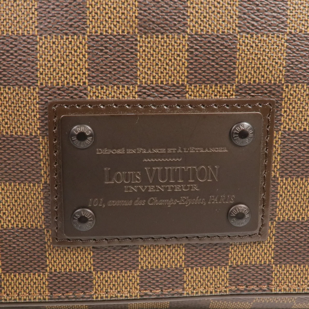 LOUIS VUITTON Brooklyn N51211 肩背包 塗層帆布 棕色 / Brown 塗層帆布 中古品A - 縮圖 9