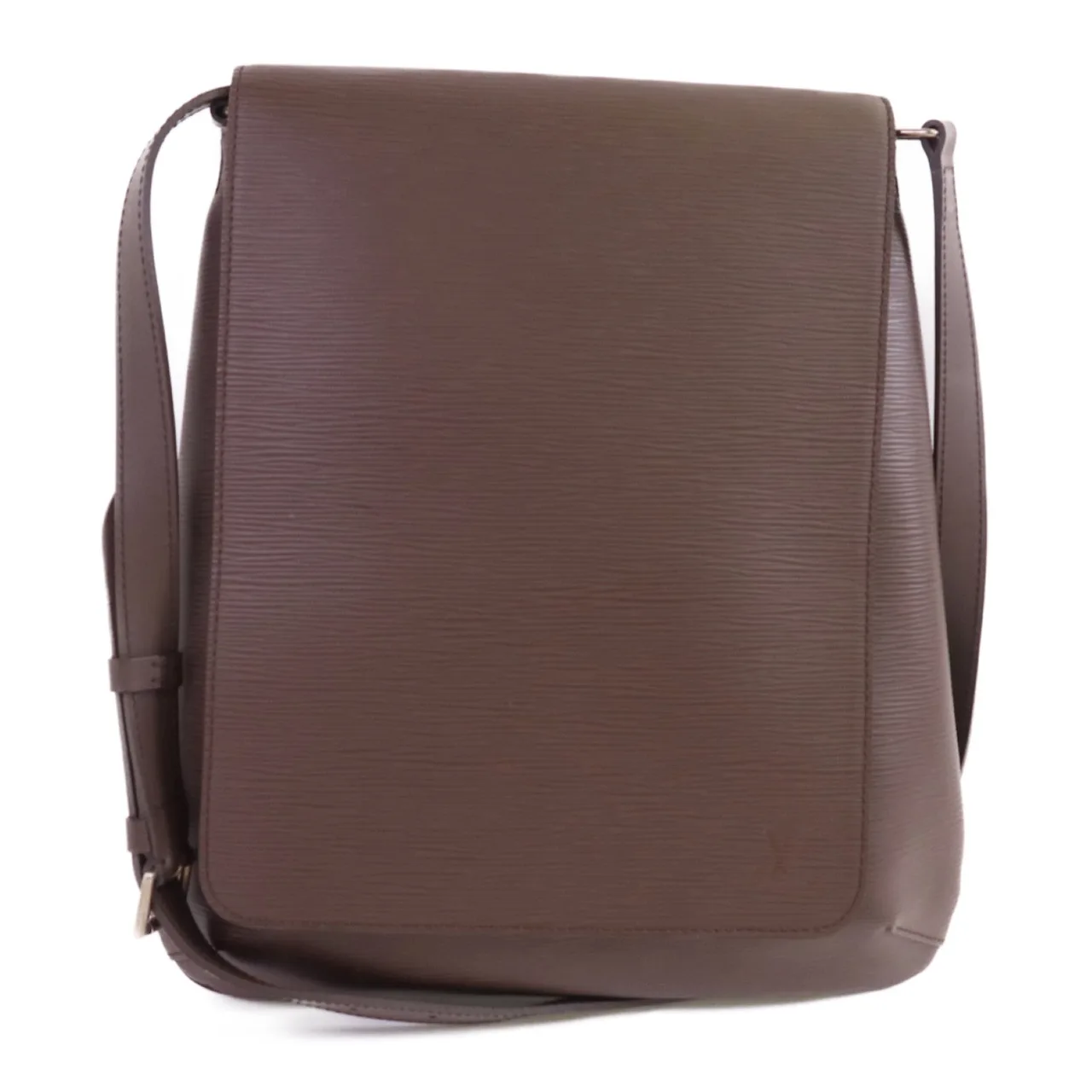 LOUIS VUITTON Musette Salsa Shoulder Bag Calfskin 棕色