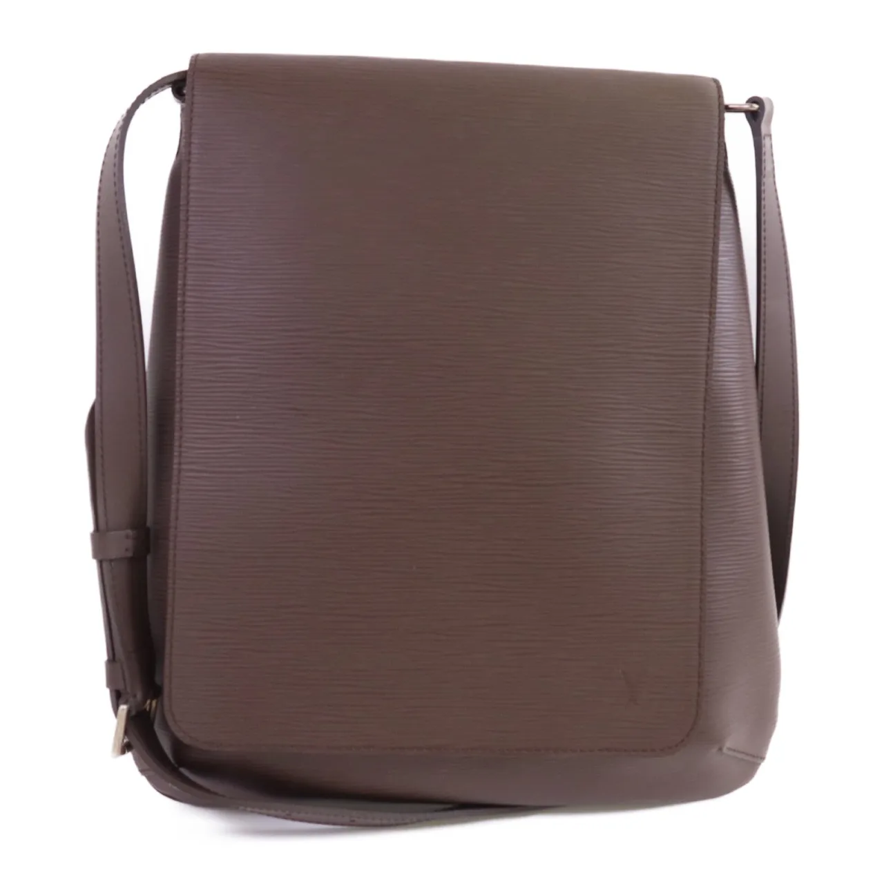 LOUIS VUITTON Musette Salsa 肩背包 牛皮 棕色 牛皮 中古品A - 縮圖 2