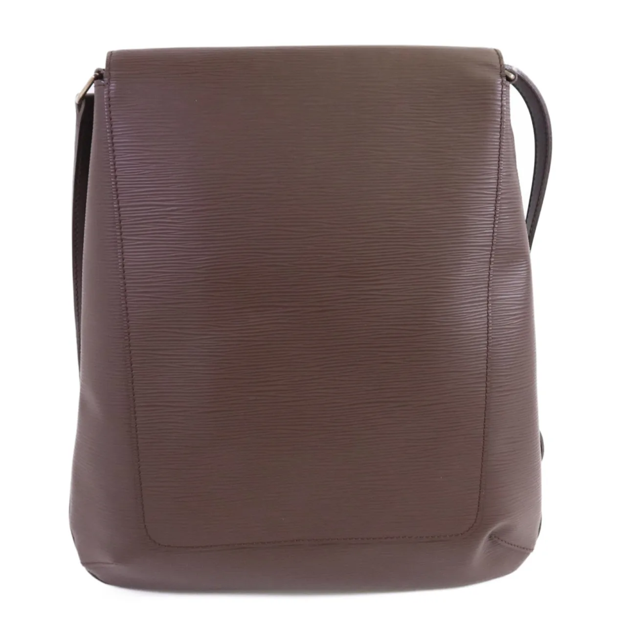 LOUIS VUITTON Musette Salsa 肩背包 牛皮 棕色 牛皮 中古品A - 縮圖 3