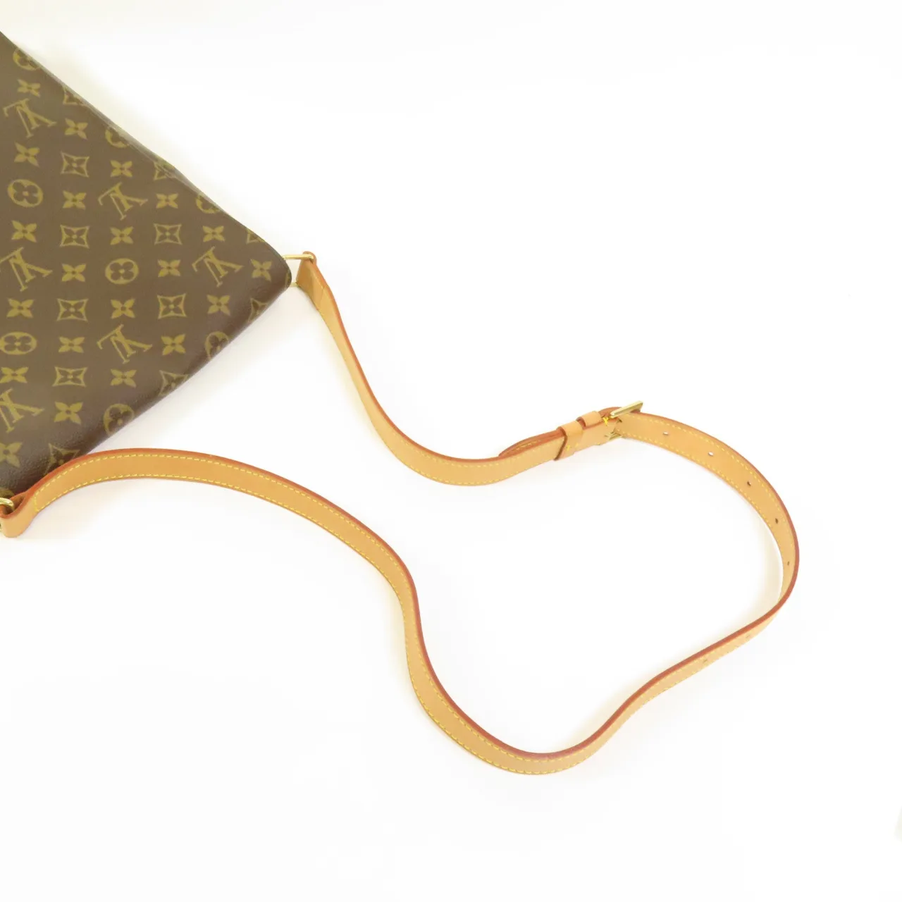 LOUIS VUITTON Musette M51256 肩背包 塗層帆布 棕色 / Brown 塗層帆布 中古品A - 縮圖 5