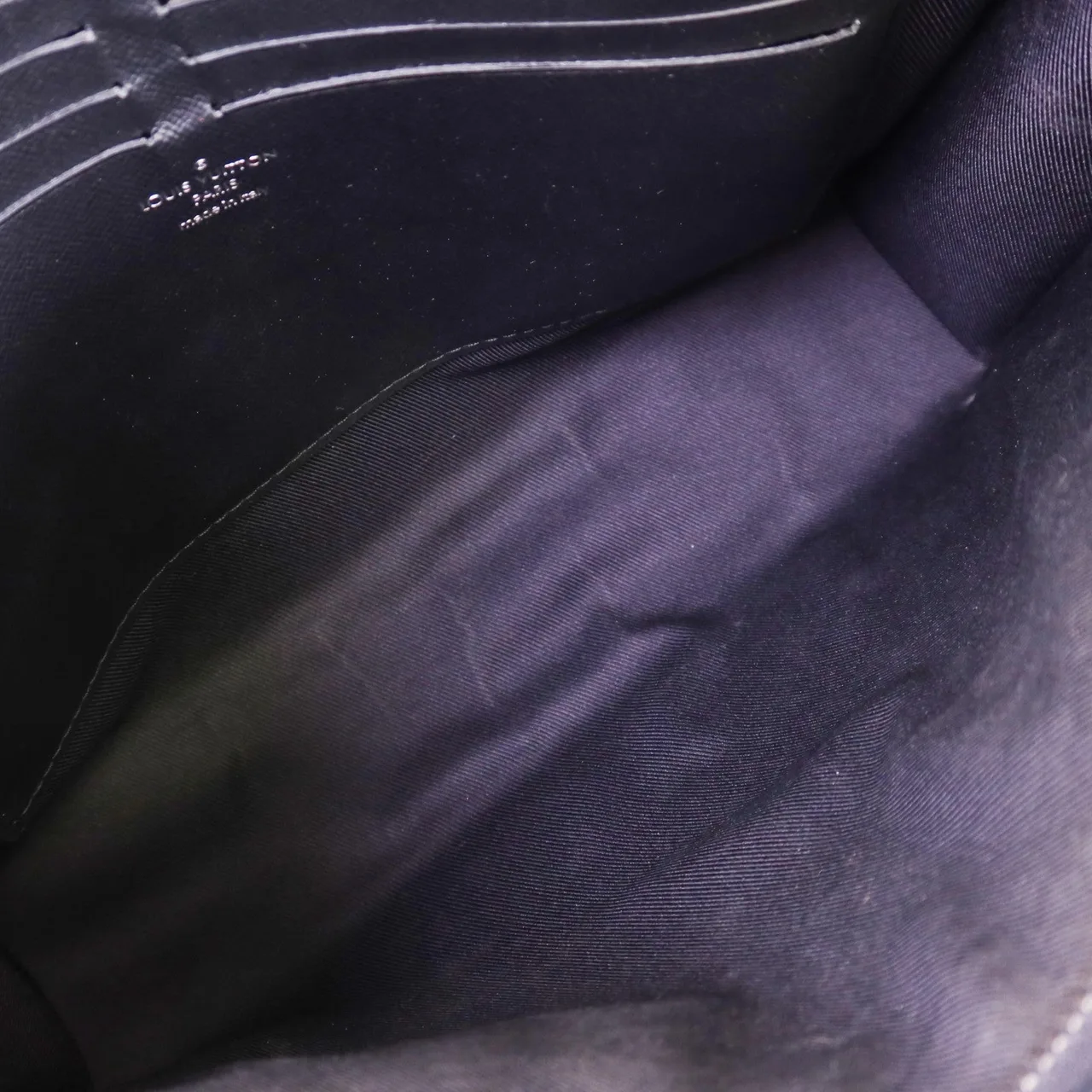 LOUIS VUITTON Pochette Voyage M61692 Clutch Coated Canvas 黑色 / 灰色 Coated Canvas Rank B - Thumbnail 11