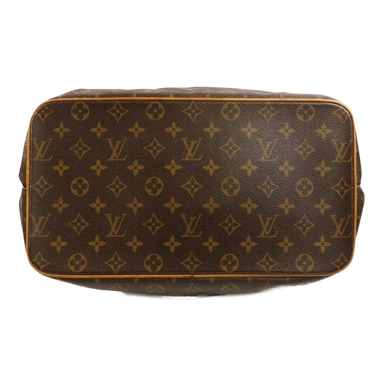 LOUIS VUITTON Palermo M40146 兩用包 塗層帆布 棕色 塗層帆布 中古品B - 縮圖 4