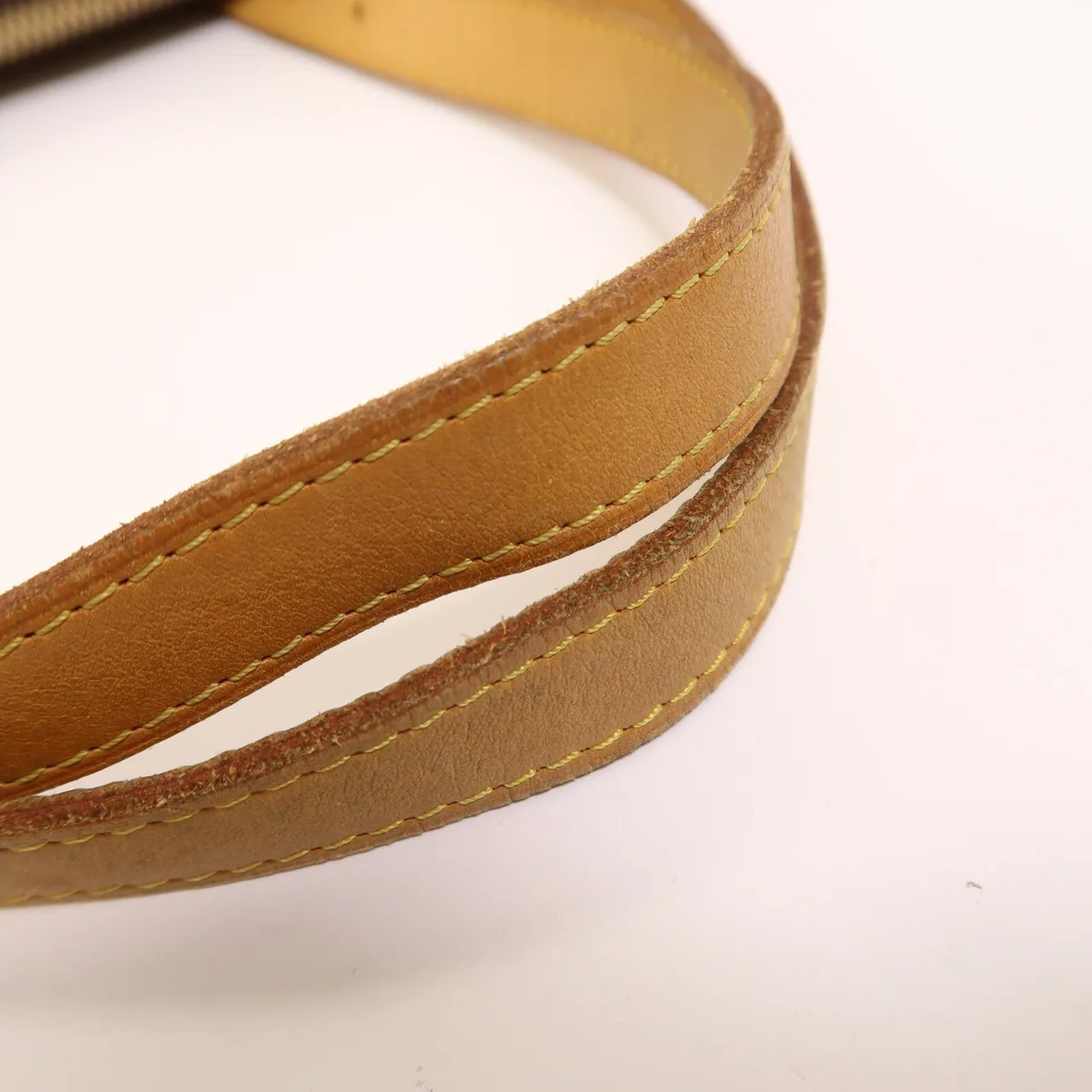 LOUIS VUITTON Palermo M40146 兩用包 塗層帆布 棕色 塗層帆布 中古品B - 縮圖 10