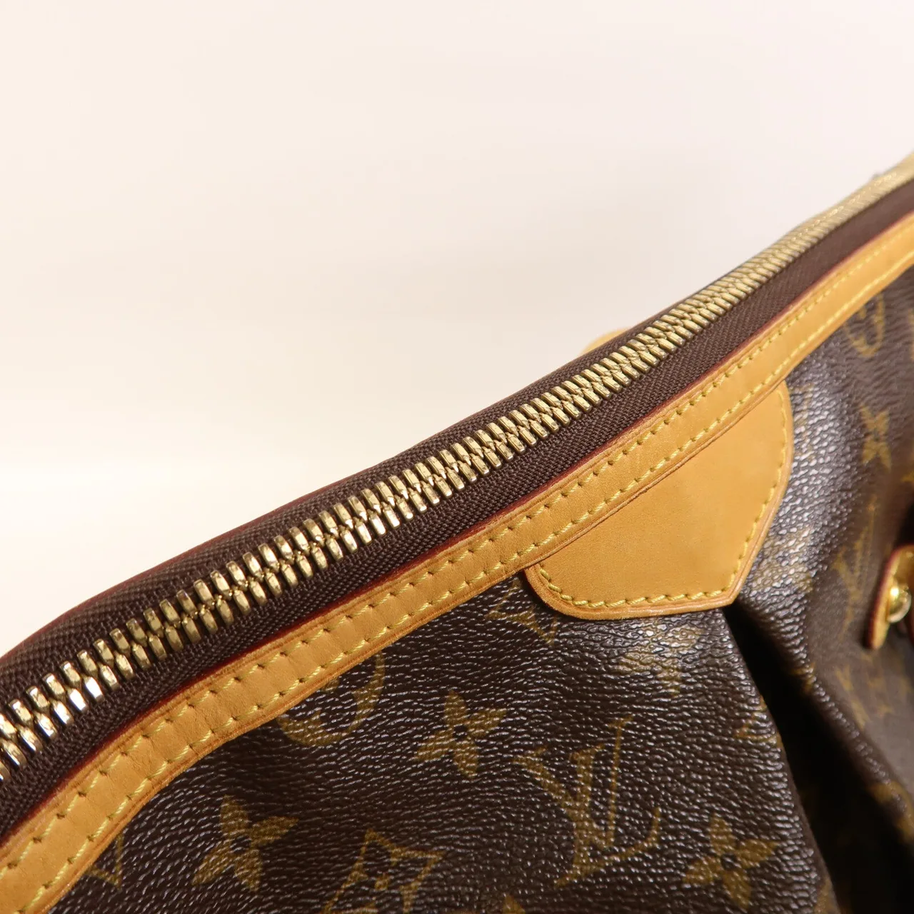 LOUIS VUITTON Palermo M40146 兩用包 塗層帆布 棕色 塗層帆布 中古品B - 縮圖 13
