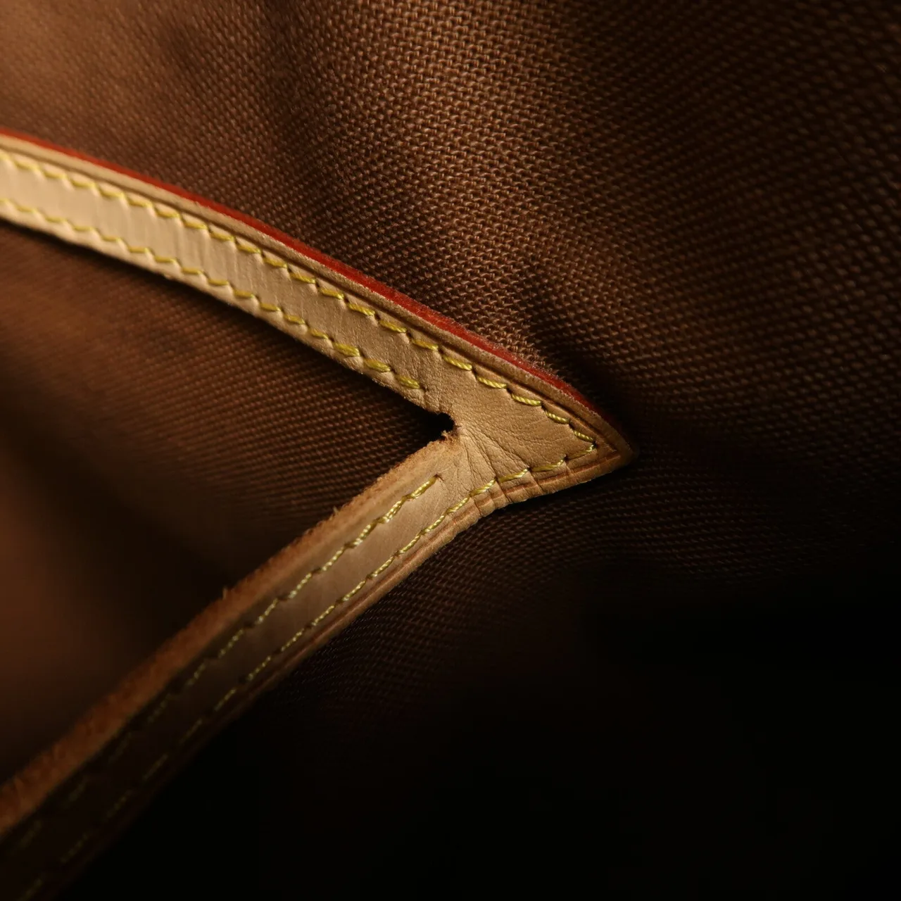 LOUIS VUITTON Palermo M40146 兩用包 塗層帆布 棕色 塗層帆布 中古品B - 縮圖 21