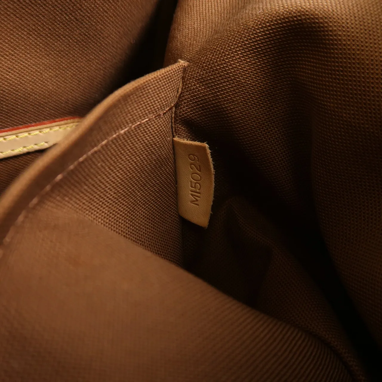 LOUIS VUITTON Palermo M40146 兩用包 塗層帆布 棕色 塗層帆布 中古品B - 縮圖 22