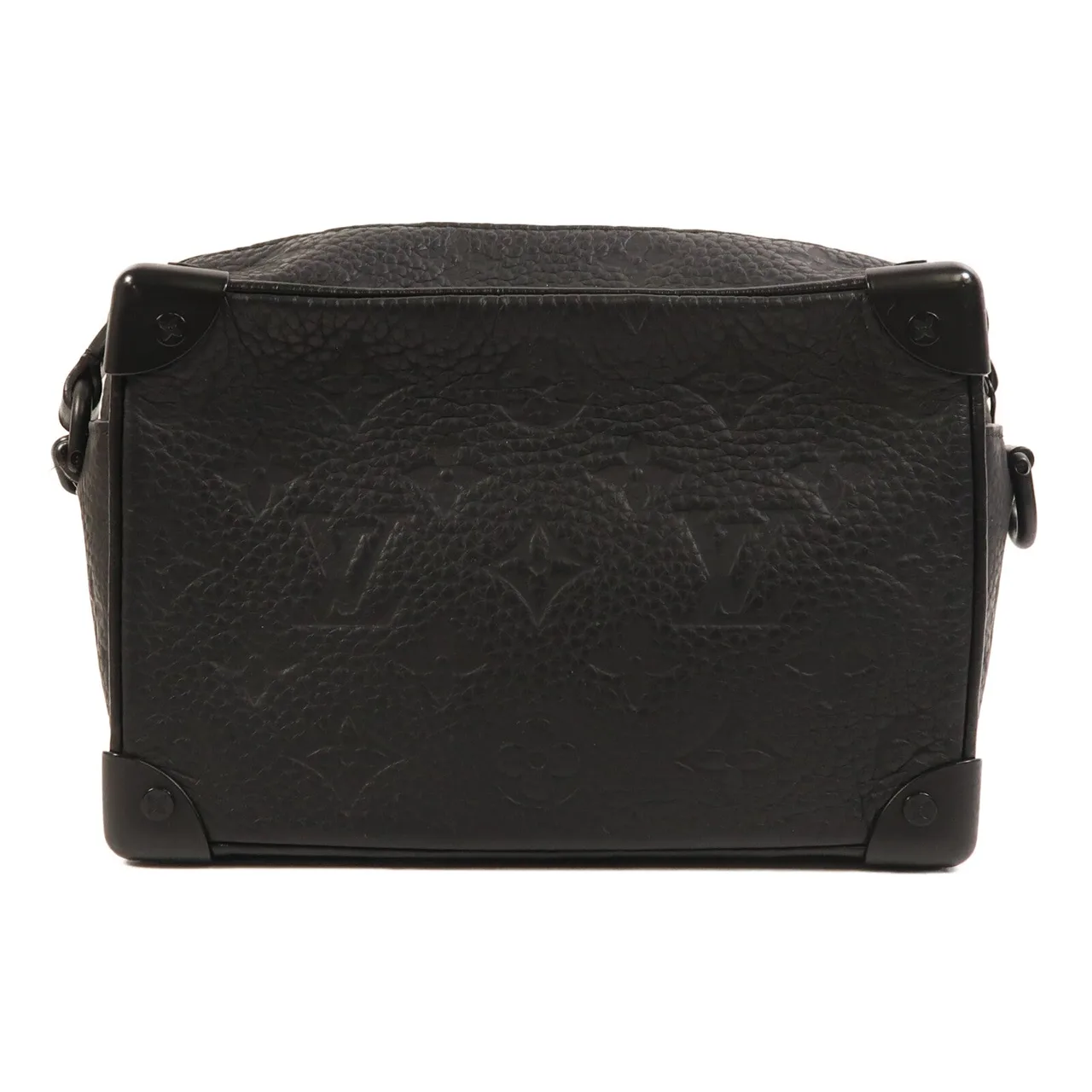 LOUIS VUITTON Soft Trunk M55702 肩背包 牛皮 黑色 牛皮 中古品B - 縮圖 2