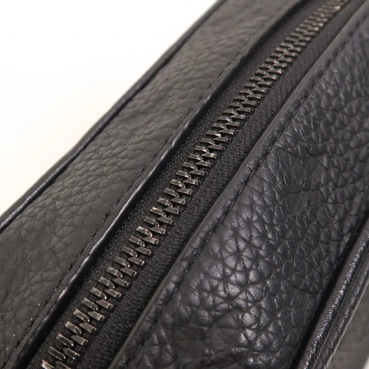 LOUIS VUITTON Soft Trunk M55702 肩背包 牛皮 黑色 牛皮 中古品B - 縮圖 10