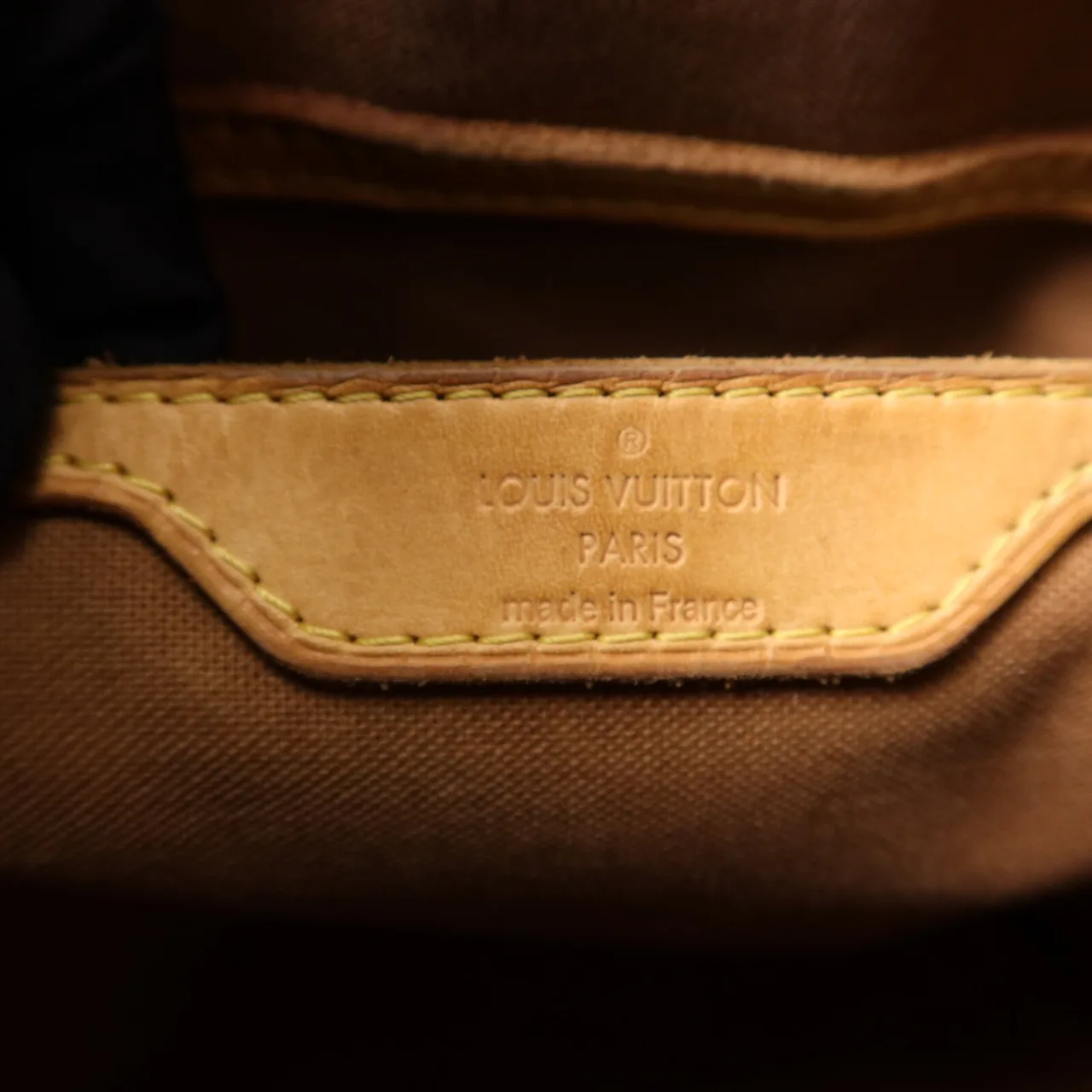 LOUIS VUITTON Palermo M40146 2-Way Bag Coated Canvas 棕色 Coated Canvas Rank B - Thumbnail 6