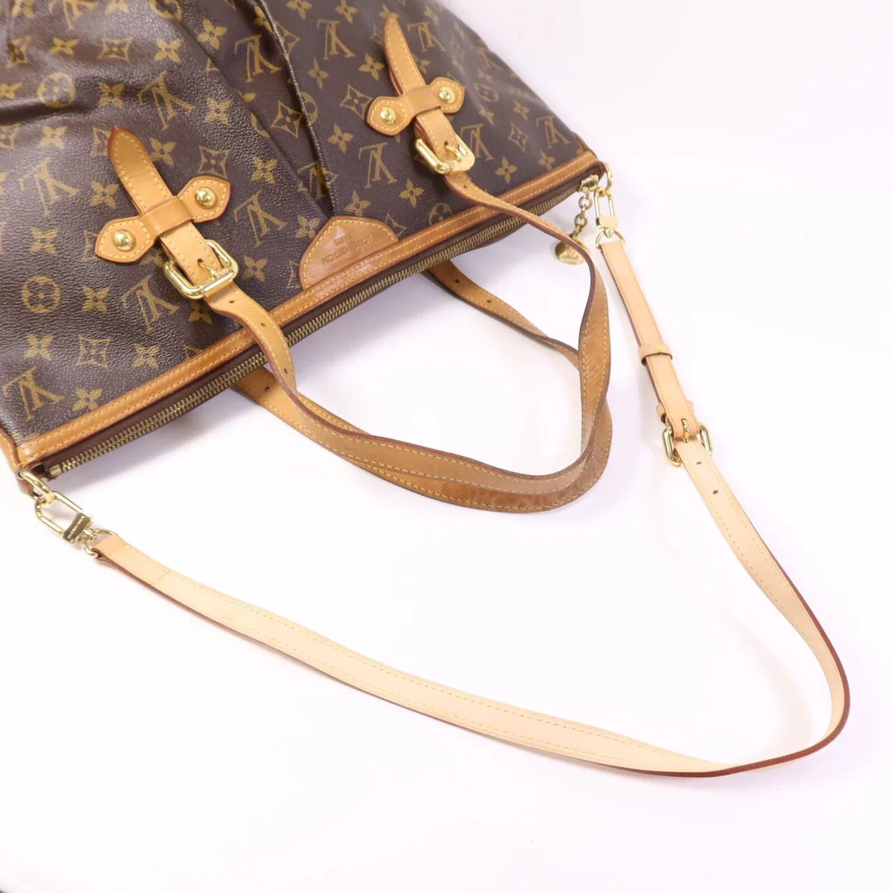 LOUIS VUITTON Palermo M40146 2-Way Bag Coated Canvas 棕色 Coated Canvas Rank B - Thumbnail 9