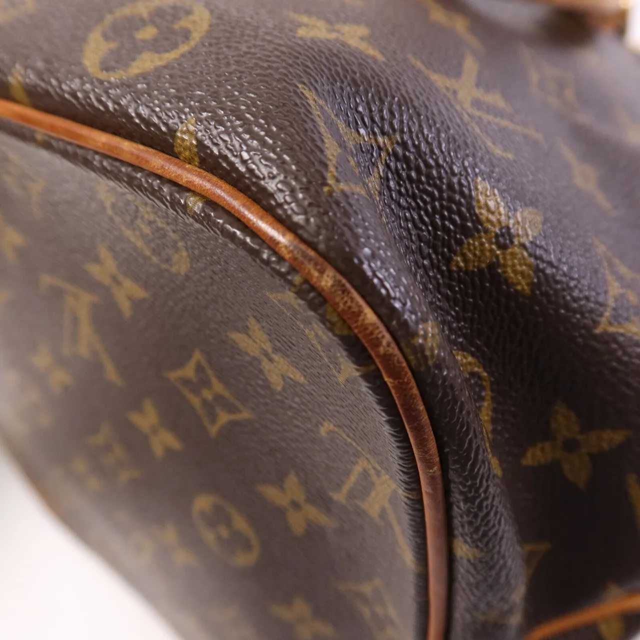 LOUIS VUITTON Palermo M40146 2-Way Bag Coated Canvas 棕色 Coated Canvas Rank B - Thumbnail 12