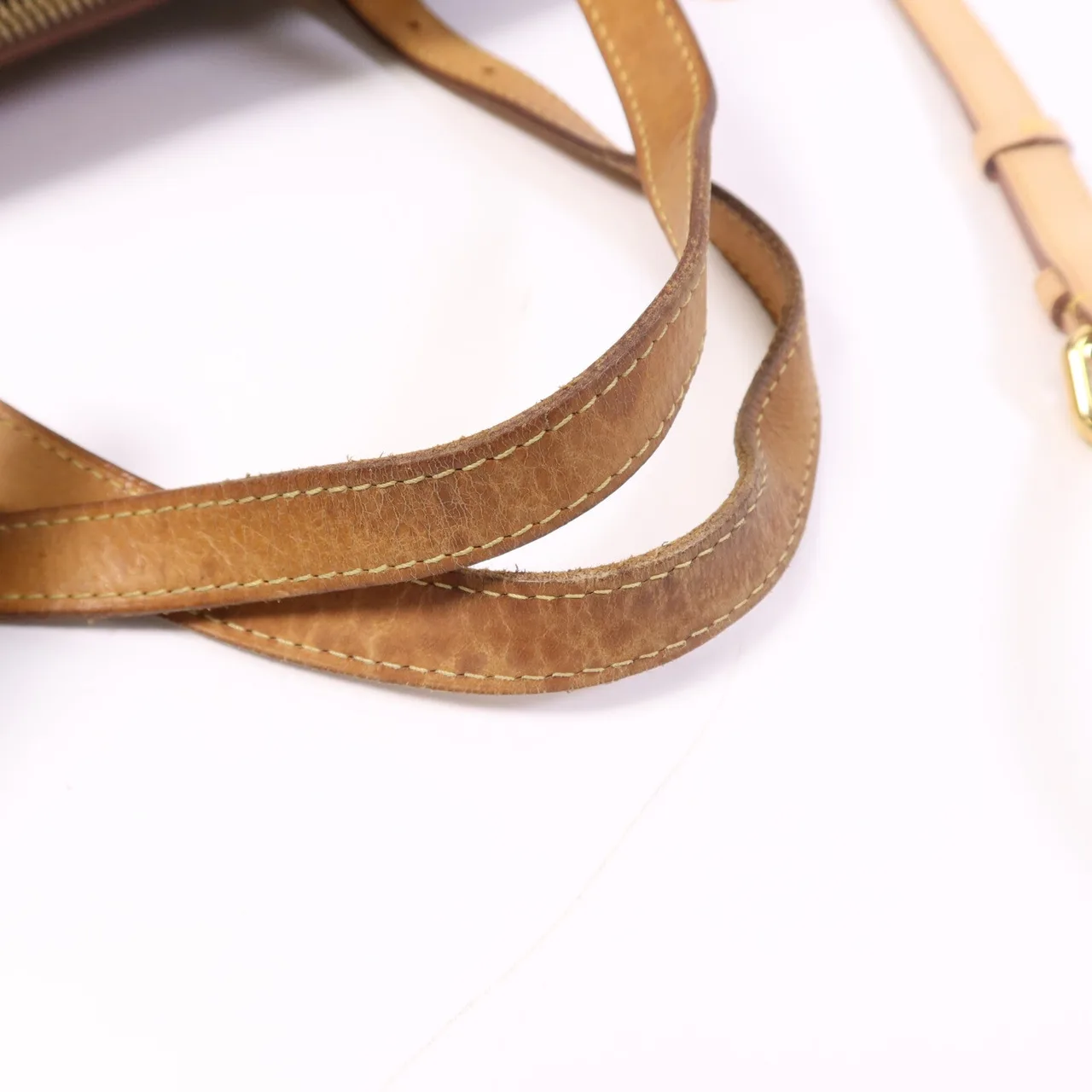 LOUIS VUITTON Palermo M40146 2-Way Bag Coated Canvas 棕色 Coated Canvas Rank B - Thumbnail 14