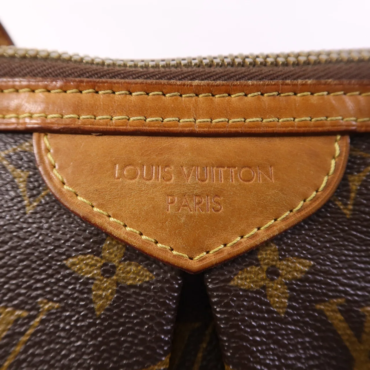LOUIS VUITTON Palermo M40146 2-Way Bag Coated Canvas 棕色 Coated Canvas Rank B - Thumbnail 15