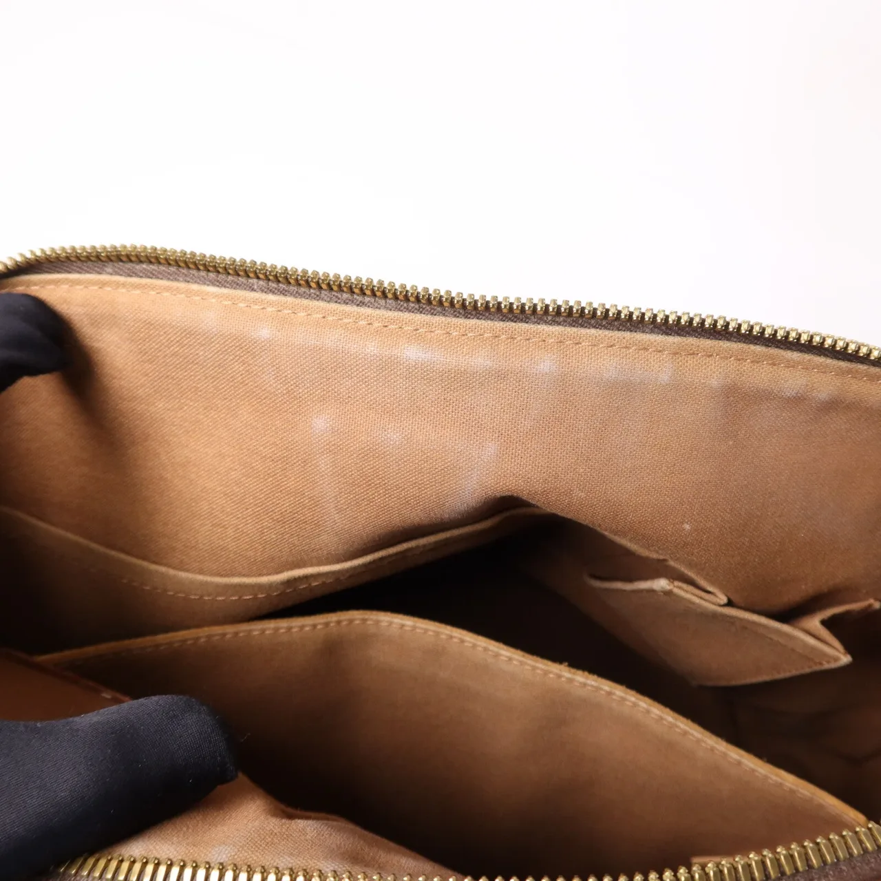 LOUIS VUITTON Palermo M40146 2-Way Bag Coated Canvas 棕色 Coated Canvas Rank B - Thumbnail 19